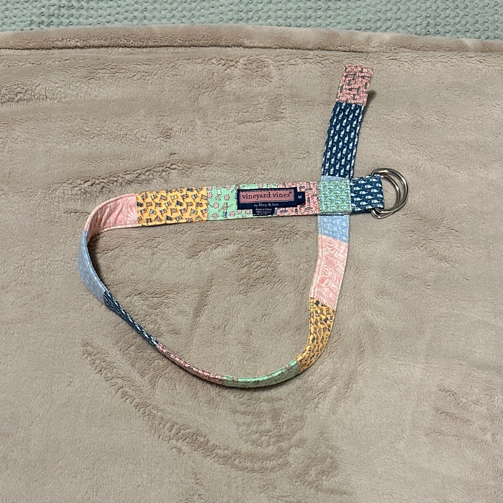 Vineyard Vines Multicolor Patchwork Belt - image 1